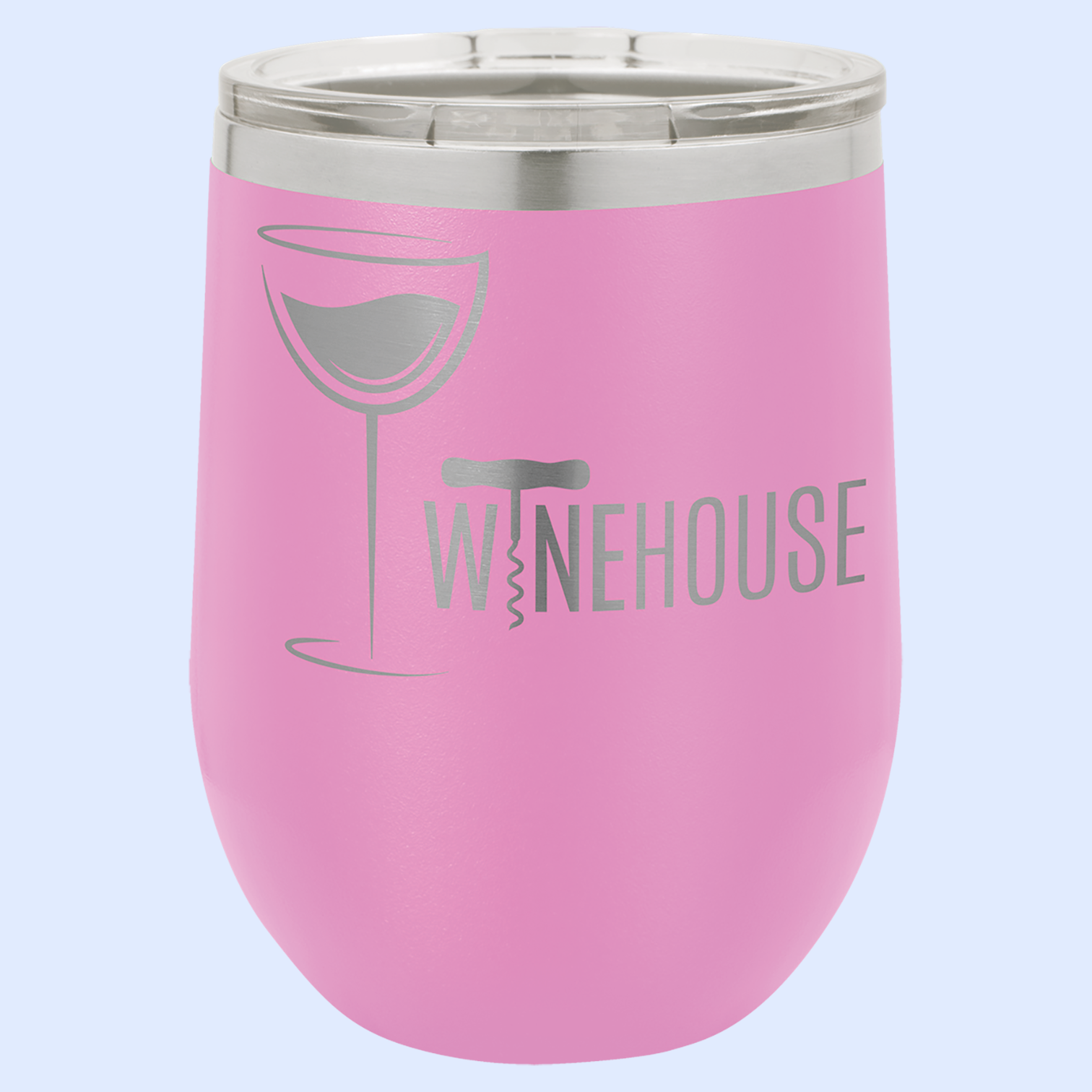 12 OZ POWDER COATED STEMLESS WINE CUPS