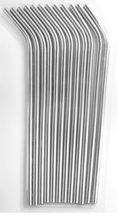 10 IN STAINLESS STRAWS
